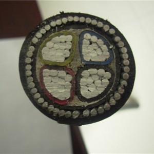 Cáp điện bọc thép Xlpe nhôm / Cáp bọc thép 4 lõi