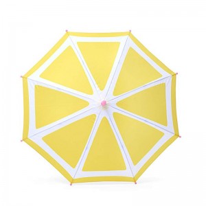 21inches Orange Fruit Umbrella Mẫu dễ thương Ô nhỏ Kích thước In tùy chỉnh Ô thẳng