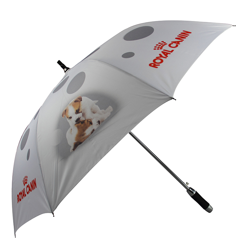 Puppy dog ​​in Nhôm trục vải Pongee Tự động mở ô dù