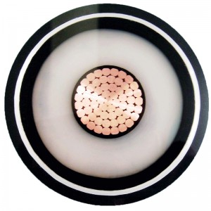 Cáp điện áp lõi đơn 220kv XLPE cực cao với vỏ Al