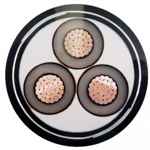 Cáp bọc thép đa lõi trung áp với STA / SWA bọc thép