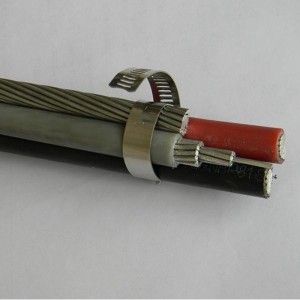 Cáp treo trên cao 600V Dịch vụ Triplex 2AWG 4AWG 2 / 0AWG 4 / 0AWG 350MCM