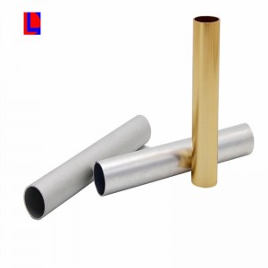 Màu nhôm ép đùn ống tròn