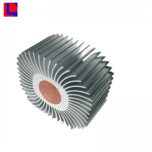 Hợp kim nhôm ép đùn led tản nhiệt nhà ở