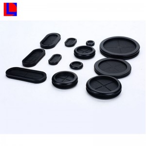 tùy chỉnh làm cho grommet silicone cho dây nhỏ silicone cao su màu grommet