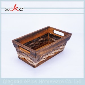 Giỏ lưu trữ đan mây 100% PE