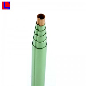 Có thể điều chỉnh / mở rộng cực nhôm kính với nắp nhựa