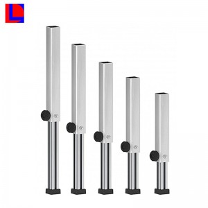 Dịch vụ OEM Trung Quốc giá rẻ bàn nhôm tròn / chân kính thiên văn vuông