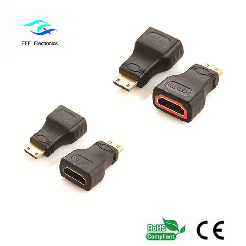 Bộ chuyển đổi HDMI từ nữ sang mini HDMI được mạ vàng / niken Mã: FEF-H-022