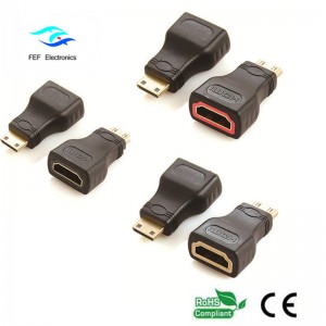 Bộ chuyển đổi HDMI từ nữ sang mini HDMI được mạ vàng / niken Mã: FEF-H-022