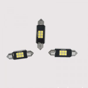 Mới Siêu sáng CANBUS 3030 6smd C5W Festoon 31mm 36mm 39mm Đèn led 42mm