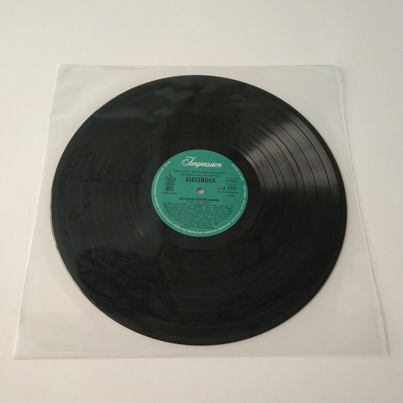 12 inch LP Record Flat Tay áo ngoài Polythylene