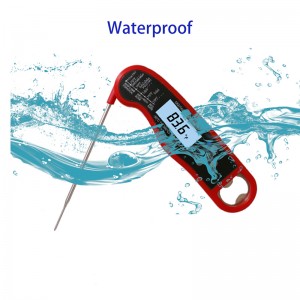 Thông minh kỹ thuật số không thấm nước chất lượng nhanh nhiệt độ mạng thực phẩm với đèn nền nắp mở