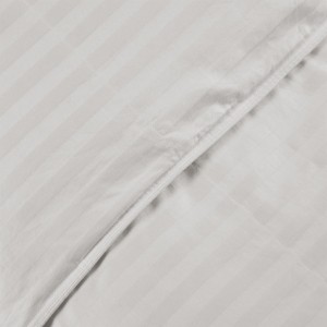 Vịt trắng 90% Duvet với vải sọc Damask 1cm