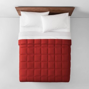 Rắn màu quilted Hollow Fiber Comforter