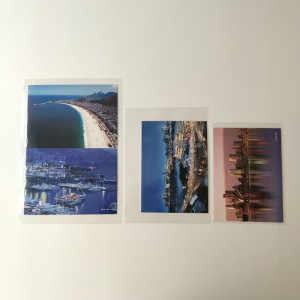 Crystal Clear nhựa mềm tay áo bìa lưu trữ túi