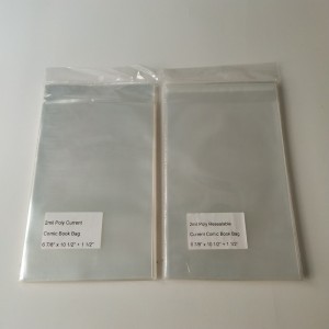 2mil Poly Resealable Comic Book Bag
