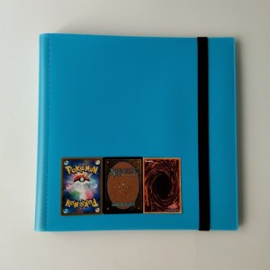 Blue Color 12 Pocket Collector Album danh mục đầu tư cho thẻ bóng chày