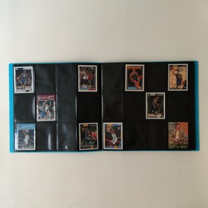 Blue Color 12 Pocket Collector Album danh mục đầu tư cho thẻ bóng chày