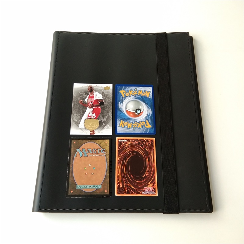 9-Pocket Poly Collector Card Binder Album cho thẻ MTG / YGO / Sport