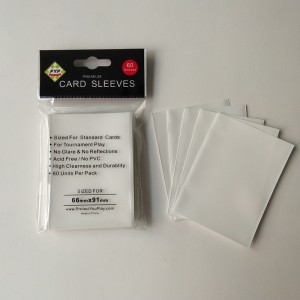 White Matt Deck Bảo vệ tay áo Kích thước tiêu chuẩn Pokemon MTG