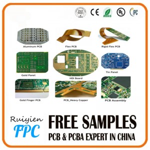 RUI YI EN linh hoạt cứng nhắc Bảng mạch in điện tử giao hàng nhanh led bảng mạch smd pcb