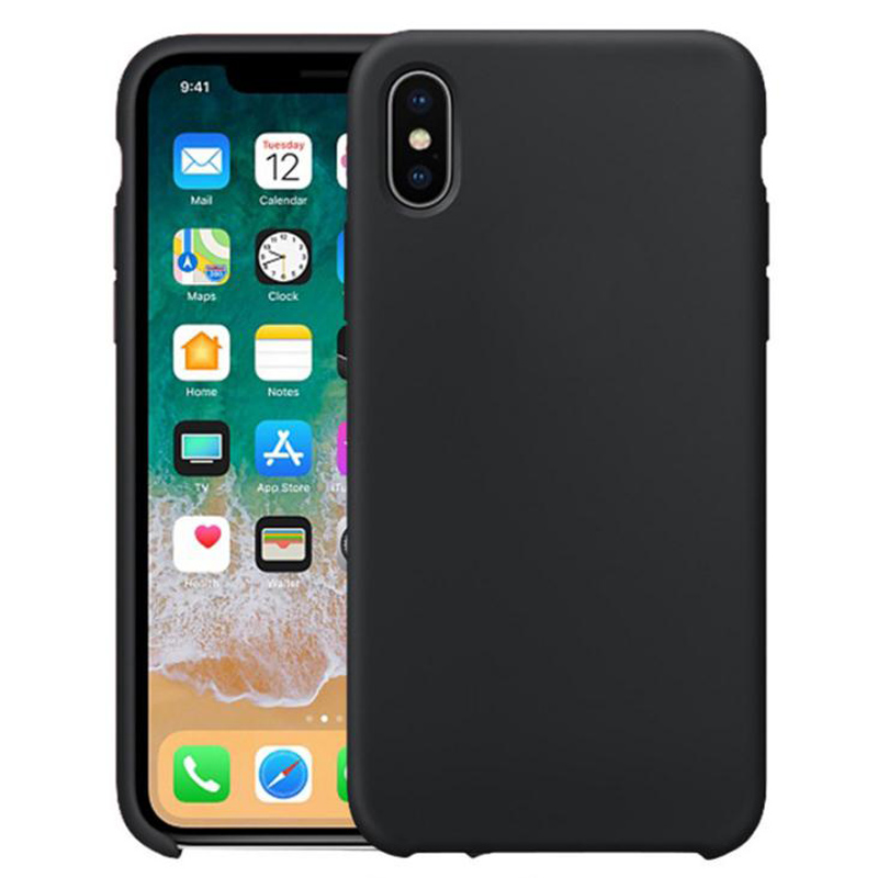 2019 mới đến Vỏ silicon lỏng cho iphone Xr XS MAX vỏ silicon điện thoại chính hãng có logo