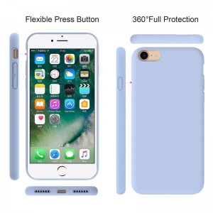 Đối với iphone plus điện thoại di động Ốp lưng silicon mềm dạng lỏng Ốp lưng silicon
