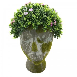 Cây nhân tạo Head Face Planter Văn phòng tại nhà Cây xương rồng Cây mọng nước