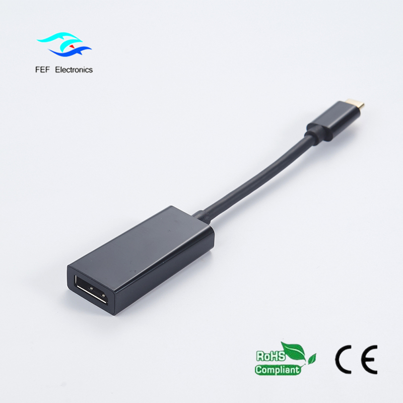 USB TYPE C để Displayport vỏ ABS nữ Mã: FEF-USBIC-004A
