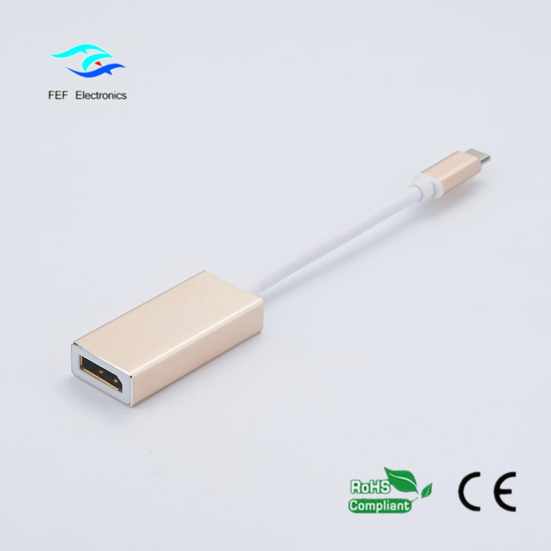 USB TYPE C để Displayport vỏ ABS nữ Mã: FEF-USBIC-004A