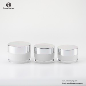 HXL212B Vòng rỗng Jar mỹ phẩm rỗng Tường đôi Skincare Jar