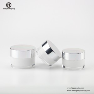 HXL212B Vòng rỗng Jar mỹ phẩm rỗng Tường đôi Skincare Jar