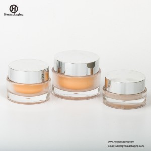HXL213A lọ mỹ phẩm acrylic tròn rỗng sang trọng