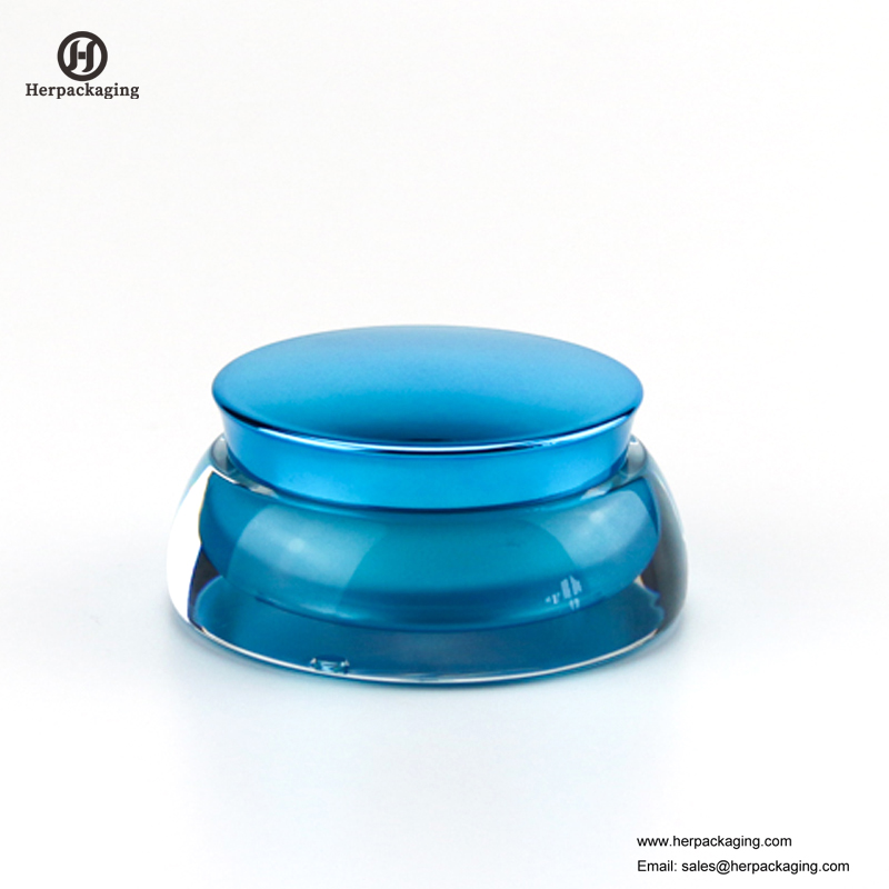 HXL222 sang trọng tròn rỗng acrylic mỹ phẩm jar