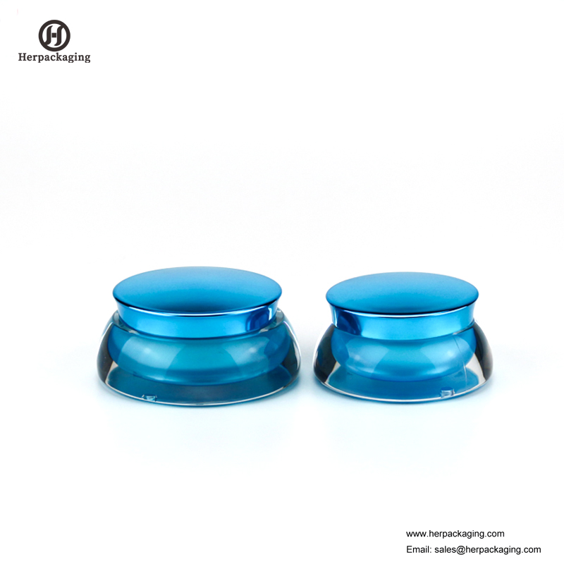 HXL222 sang trọng tròn rỗng acrylic mỹ phẩm jar