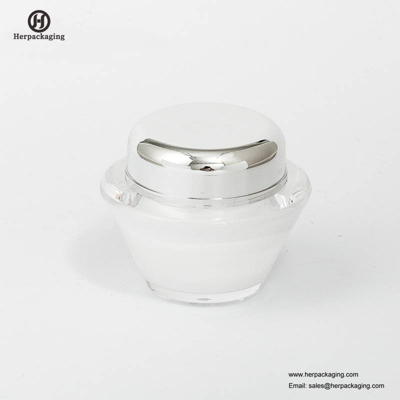 HXL223 sang trọng tròn acrylic mỹ phẩm jar