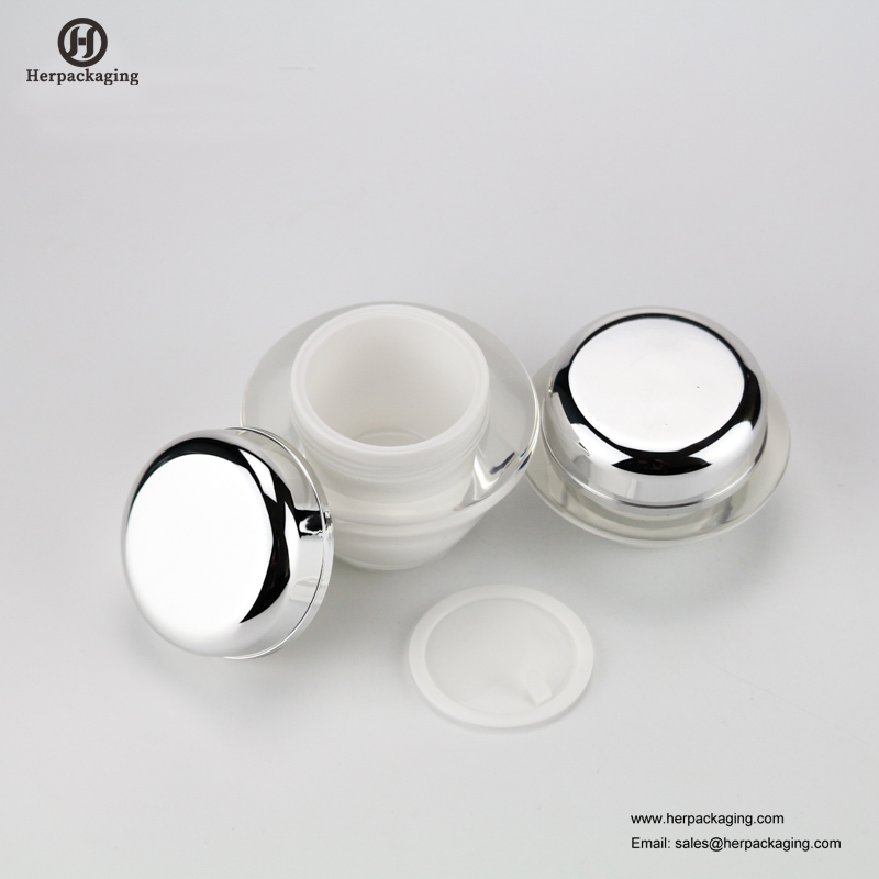 HXL223 sang trọng tròn acrylic mỹ phẩm jar