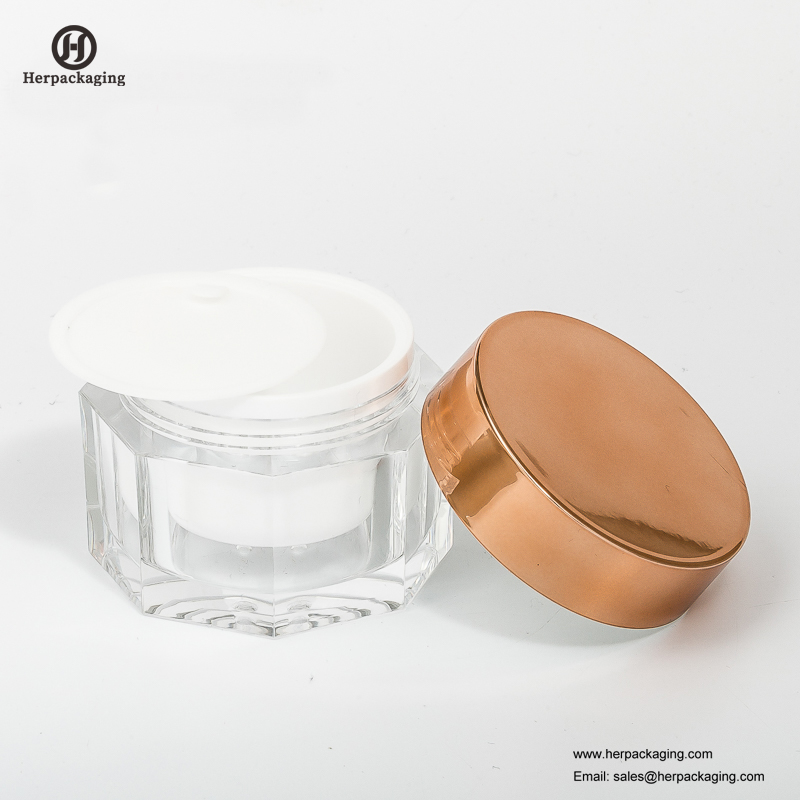 HXL225 sang trọng tròn acrylic mỹ phẩm jar