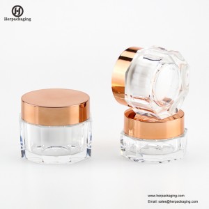 HXL225 sang trọng tròn acrylic mỹ phẩm jar
