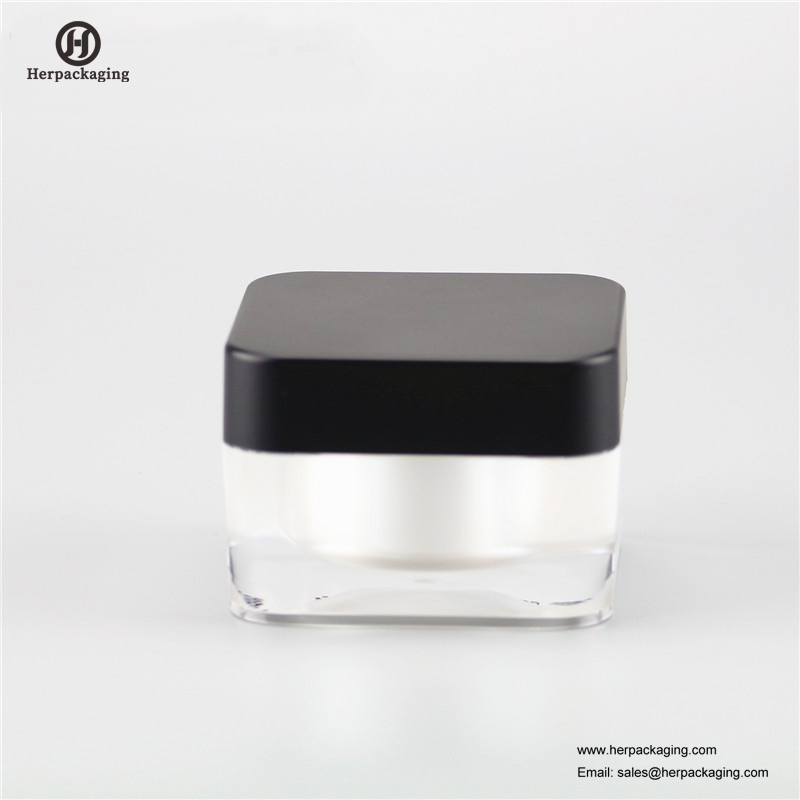 HXL234 sang trọng tròn rỗng acrylic mỹ phẩm jar