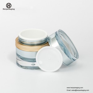 HXL235 Vòng rỗng Jar mỹ phẩm Jar đôi tường Skincare Jar