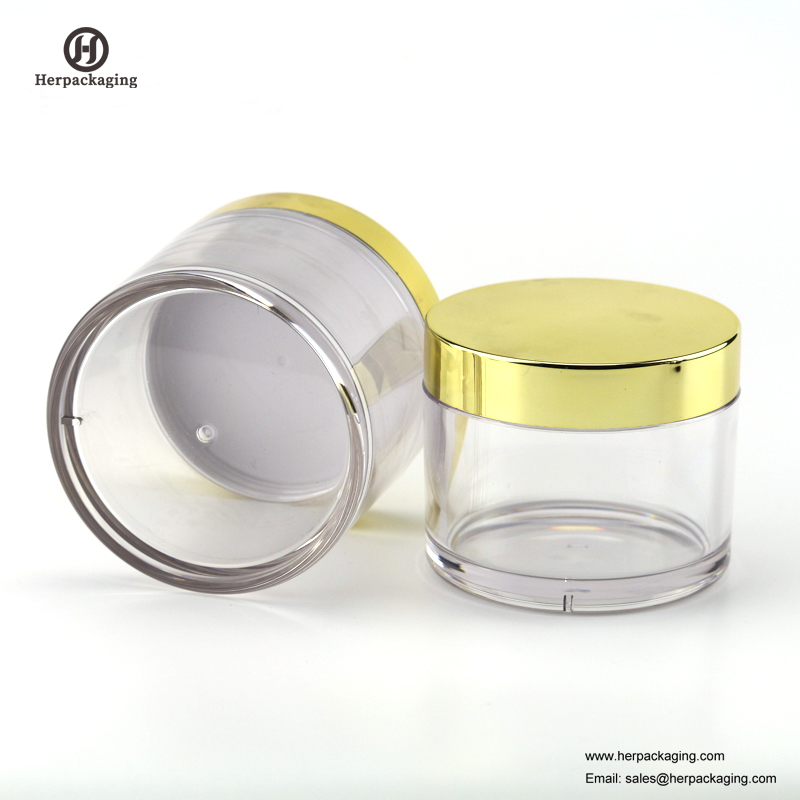 HXL237 sang trọng vòng acrylic mỹ phẩm jar
