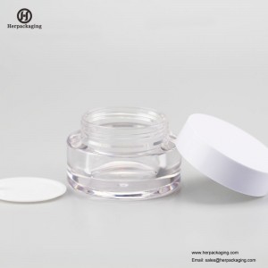 HXL237A lọ mỹ phẩm acrylic tròn rỗng sang trọng