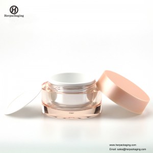 HXL238 sang trọng vòng acrylic mỹ phẩm jar