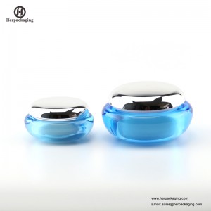 HXL226 sang trọng vòng acrylic mỹ phẩm jar