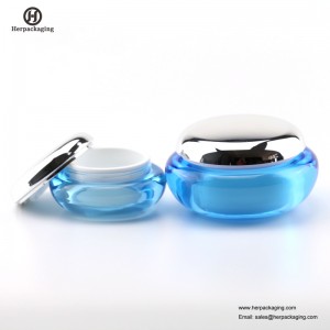 HXL226 sang trọng vòng acrylic mỹ phẩm jar