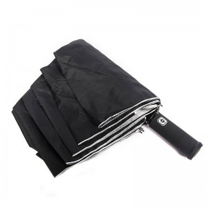 Tiếp thị mặt hàng bán nóng cầm đuốc tùy chỉnh in 3 ô dù đầy đủ tự động