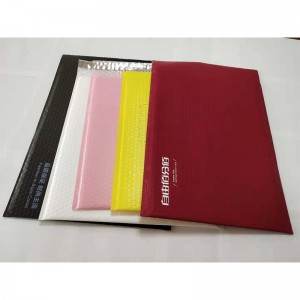 có thể tái chế sinh học bong bóng sinh học bọc nhựa túi dây kéo, túi dây kéo với bong bóng đệm bọc zip