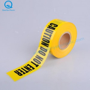 THẬN TRỌNG Màu vàng trên băng DOT ENTER Barrier, băng màu vàng DANGER